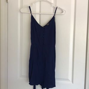 navy blue romper